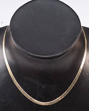 Halscollier i 14 kt guld   