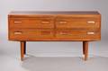 Aage Hundevad. Dobbeltkommode af Rio palisander 