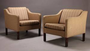 Dansk møbelproducent, par lænestole 2