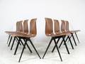 Set Pagwood Stühle  Industrial Chairs der 1960er Jahre von Thur-Op-Seat 8