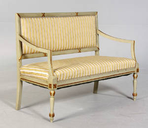 Bemalet sofabænk, 1900-tallet