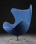 Arne Jacobsen. Lænestol, Ægget, model 3316