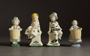 Aluminia børnehjælpsfigurer 4 