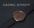 Georg Jensen herrearmbåndsur af kobberfarvet stål, dessin 347