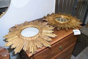 Speglar 2 st, diam 50 cm