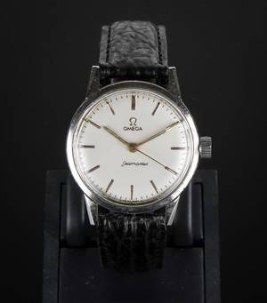Omega Seamaster herrearmbåndsur af stål, ca. 1962