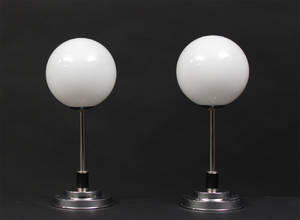 Ett par bordslampor, art deco-stil 2