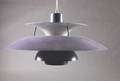 Poul Henningsen. PH5 pendel, lilla 