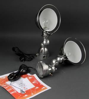Jean Louis Domecq for Jieldé Lyon. Et par væglamper 2