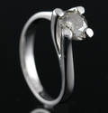 Solitaire ring ca. 0.92 ct.