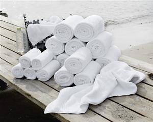 Damask Collection, Mega pakke håndklæder af Egyptisk bomuld, 650 grkvm, hvide 60