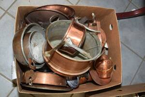 Kopparföremål parti