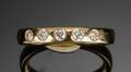 Magic ring 18 kt med diamanter, Georg Jensen