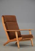 Hans J. Wegner, højrygget lænestol, model GE-290
