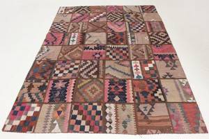 Matta, Patchwork kelim, 240x180 cm