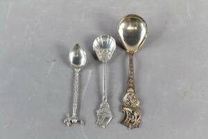 Skedar i silver 3 st