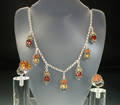 Konvolut Silberschmuck - Collier, Ringe  3 