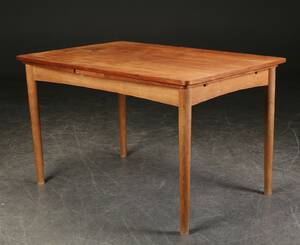 Spisebord af teak, hollandsk udtræk, 1960erne