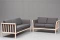 Herlufsholm sofaen, To og tre pers. tremmesofa model Karrebæksminde 2