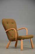 Philip Arctander, tilskrevet. Muslinge-stol, Clam-Chair lænestol 