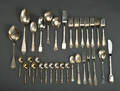 Georg Jensen samt Evald Nielsen div. sølvbestik 32