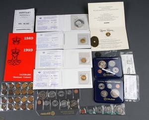 Rodekasse med bl.a. guldmønter