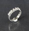 Ring in Weißgold mit Brillanten, ca. 0.28 ct.