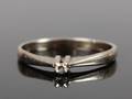 Solitairering Ca. 0.03 ct. 