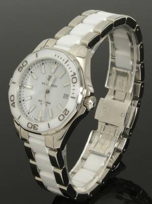 Tag Heuer, Aquaracer, hvid, dameur