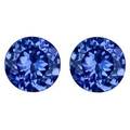 Uindfattede tanzanitter. Ca. 1.18 ct