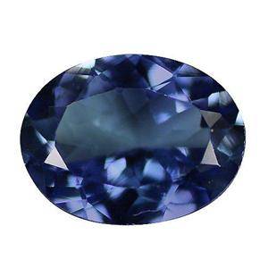 Uindfattet tanzanit. Ca. 1.22 ct 