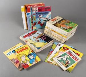 Samling tegneserier, Asterix, Basserne m.fl.