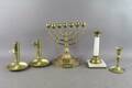 Ljusstakar i mässing 5 st
