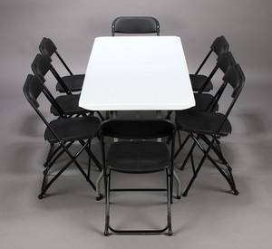 Klapbord  8 klapstole 9