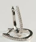 Par diamantøreringe ca. 0,26 ct