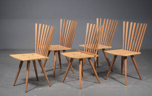 Johannes Foersom  Peter Hiort Lorenzen,  5 Mikado-stole, bøg 5