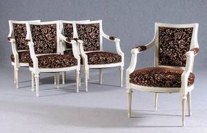 Karmstolar, gustaviansk stil, omkring sekelskiftet 181900 5