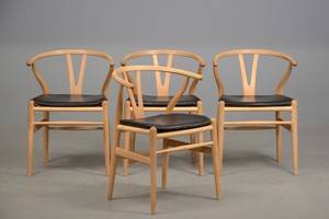 Hans J. Wegner, fire stole, model CH-24, Y-stolen 4