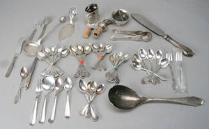 Diverse dele sølv