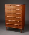 Dansk møbelproducent. Kommode, teaktræ, 1960erne