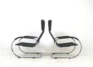 Paar Lounge Chairs Modell D 35 von WK Möbel 2