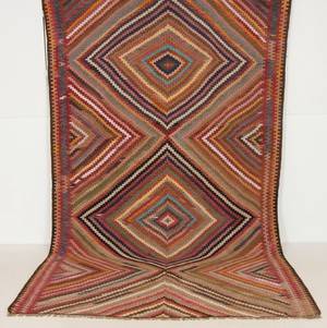Matta, flatvävd, Harsin-Kelim, 348x214 cm