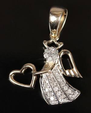 Diamantvedhæng - Ca. 0.25 ct.