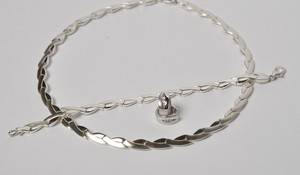 Smykkesæt af sterling - Halskæde, armlænke og par ørestikkere - Randers Sølvvare 3