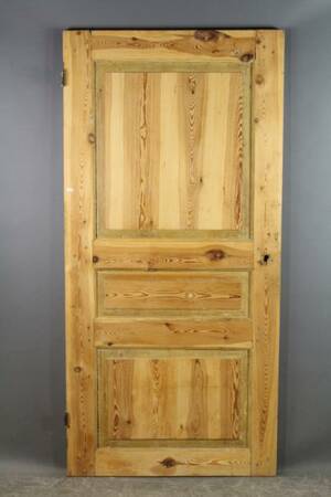 Spegeldörr i furu