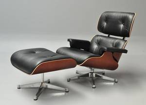 Charles Eames. Lounge Chair med fodskammel, model XL 2
