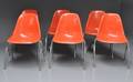 Charles Eames. Skalstole, model DSS. Orange glasfiber 6