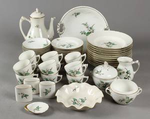 BG, erantis spise kaffestel, porcelæn 44