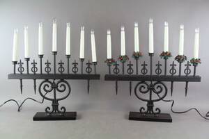 Adventsljusstakar Gnosjö konstsmide 2 st