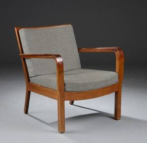 Lænestol af mahogni, 1930erne